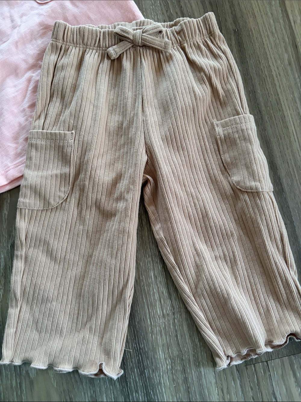 George 2pc Set Daisy Ribbed 6-12mo - Picture 4 of 6